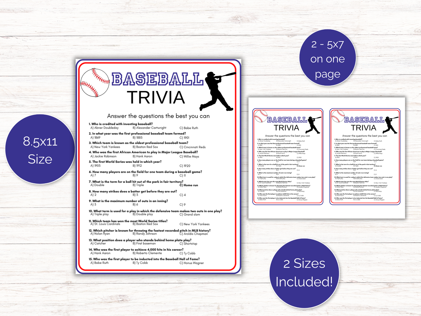Baseball Trivia