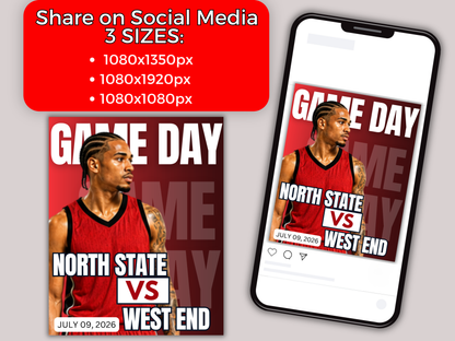 Basketball Social Media Templates Bundle