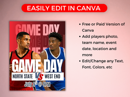 Basketball Social Media Templates Bundle