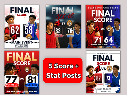 Basketball Social Media Templates Bundle