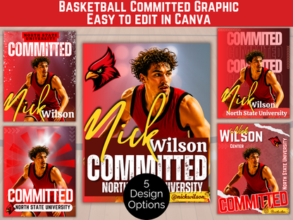 Baseball Committed Poster Template