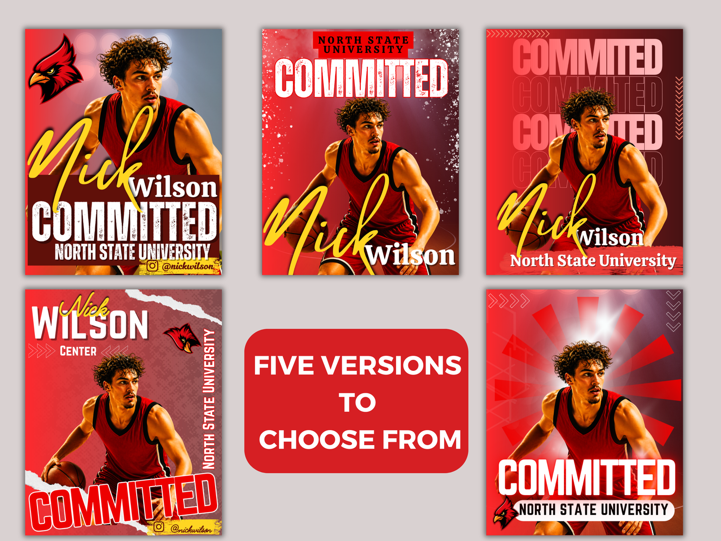 Baseball Committed Poster Template