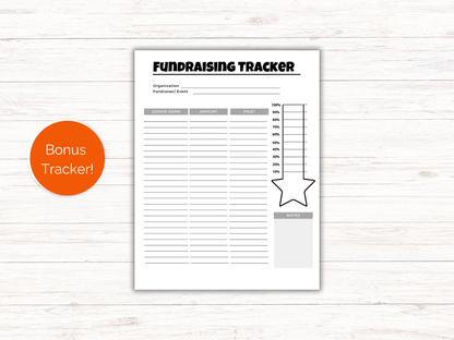 Fill My Basketball Jersey Fundraiser Template
