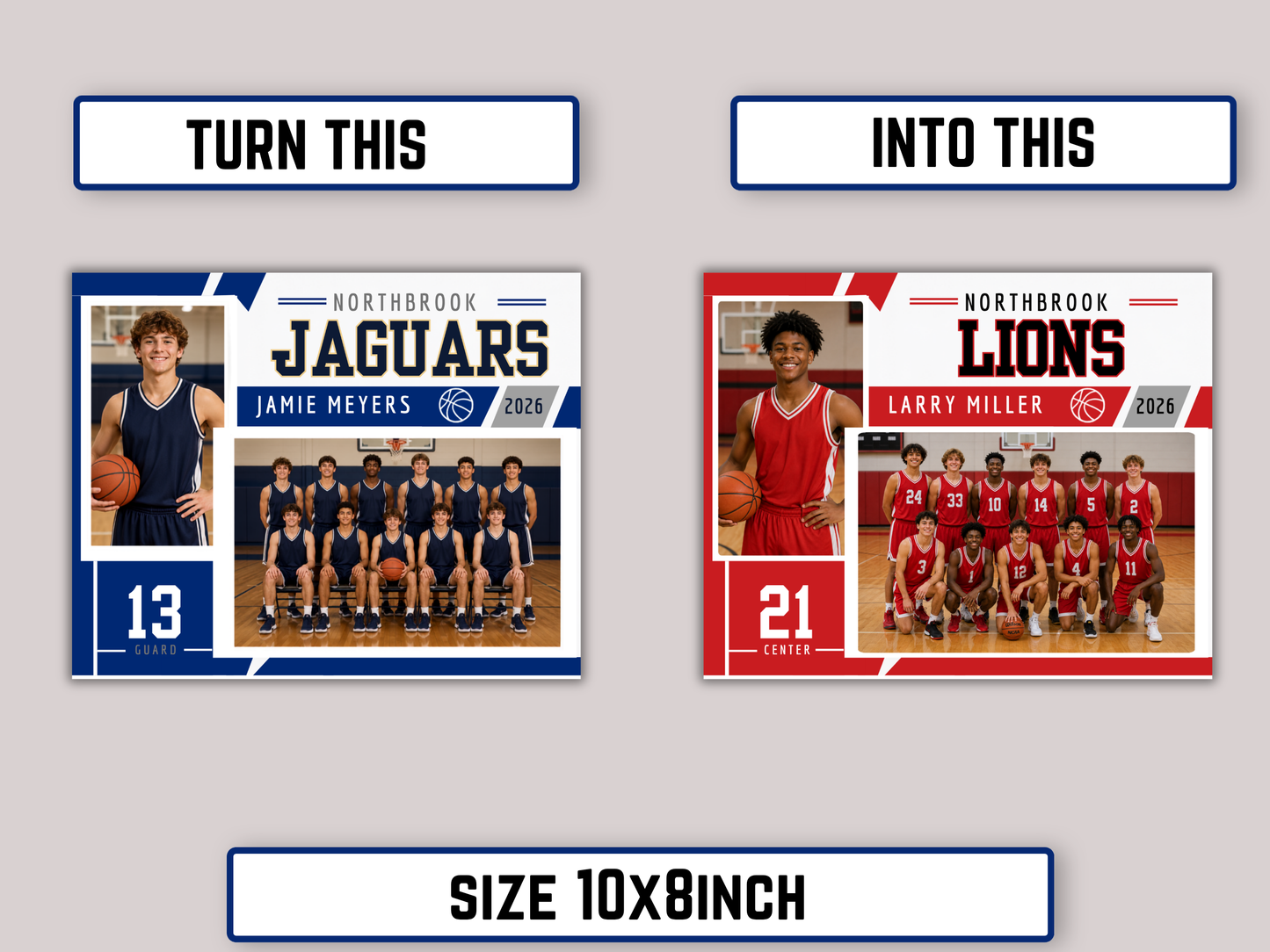 Editable Basketball Memory Mate Template
