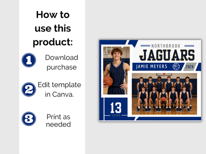 Editable Basketball Memory Mate Template