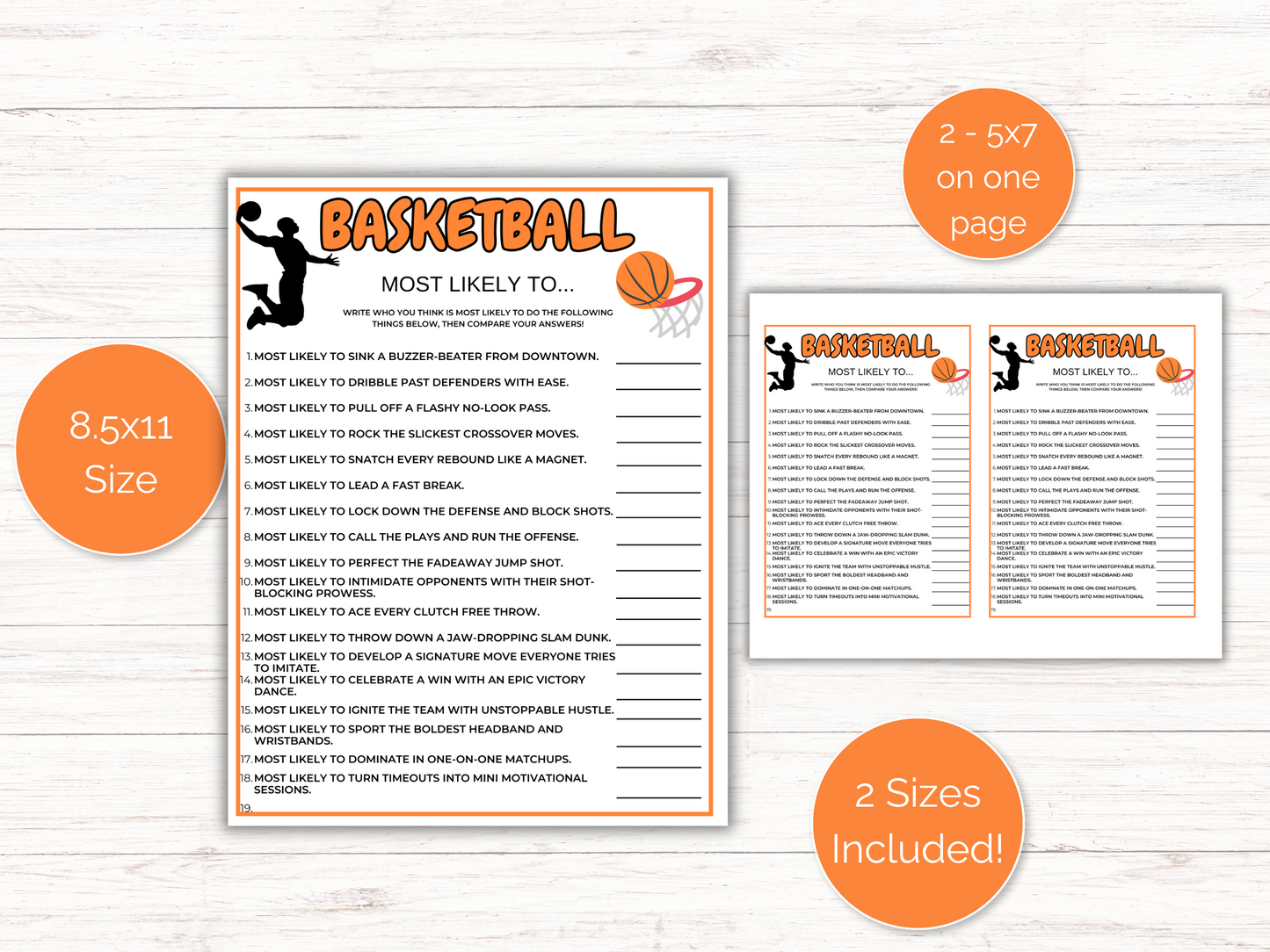 Basketball Most Likely To