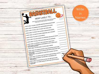 Basketball Most Likely To