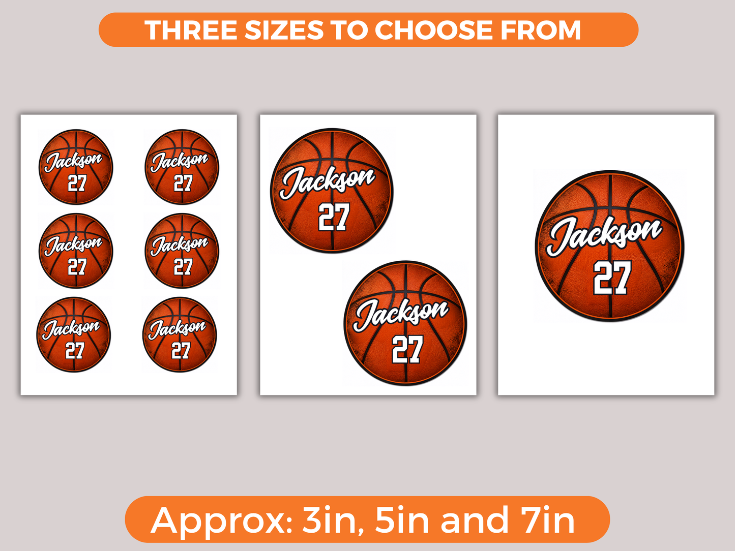 Editable Basketball Name Tags Template