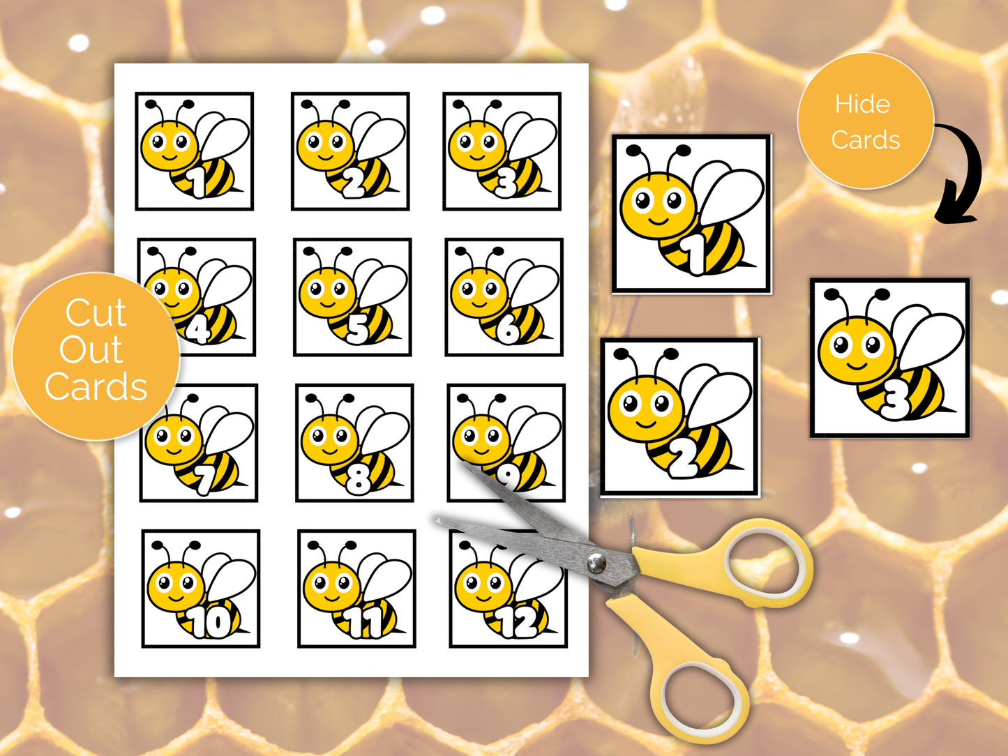 Bee Scavenger Hunt for kids
