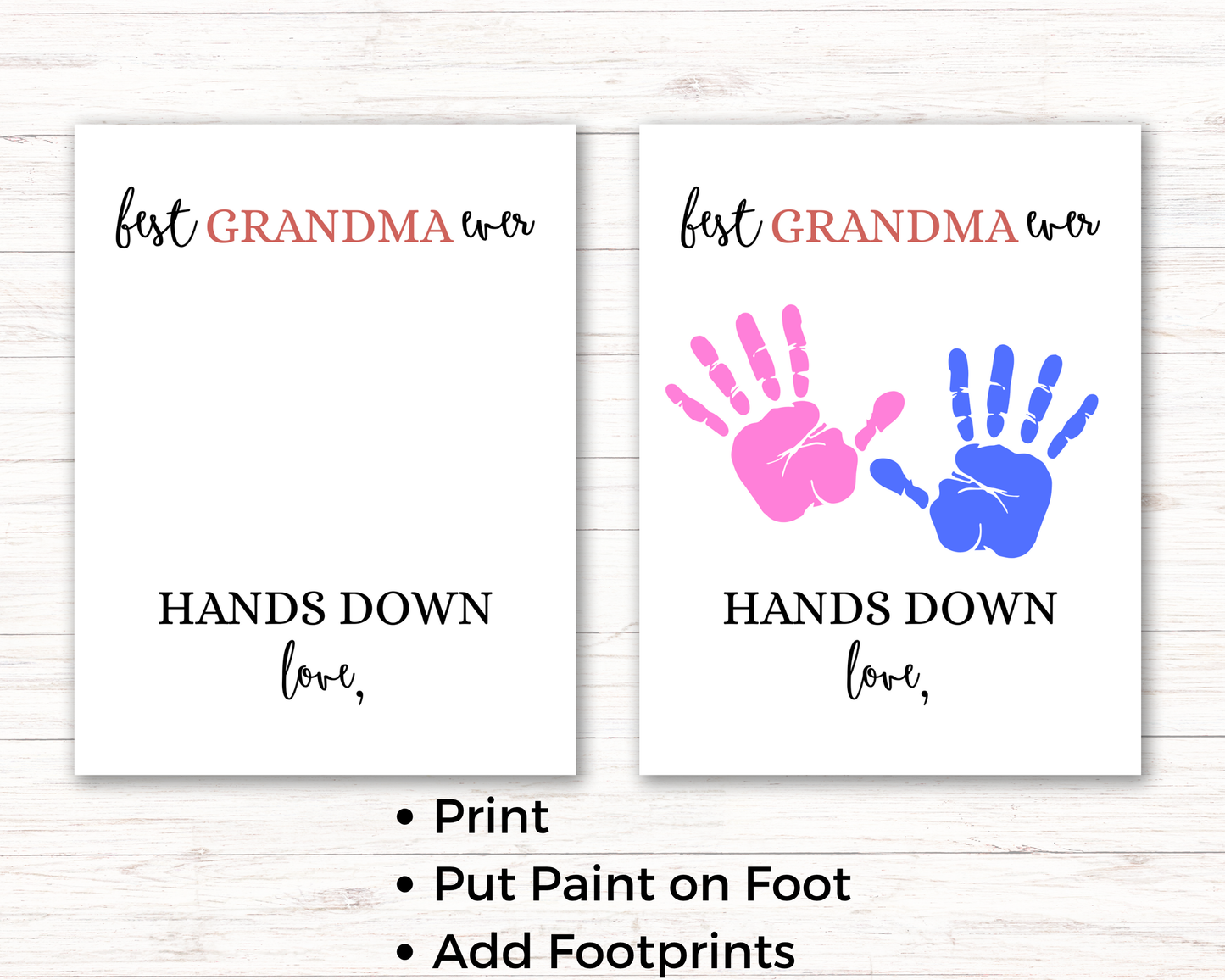 Best Grandma Handprint Art