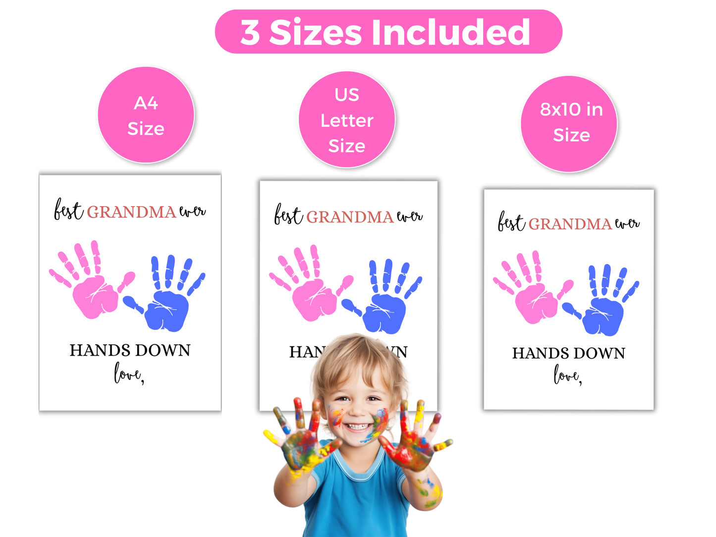 Best Grandma Handprint Art