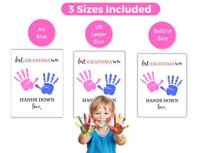 Best Grandma Handprint Art