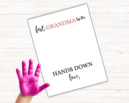 Best Grandma Handprint Art
