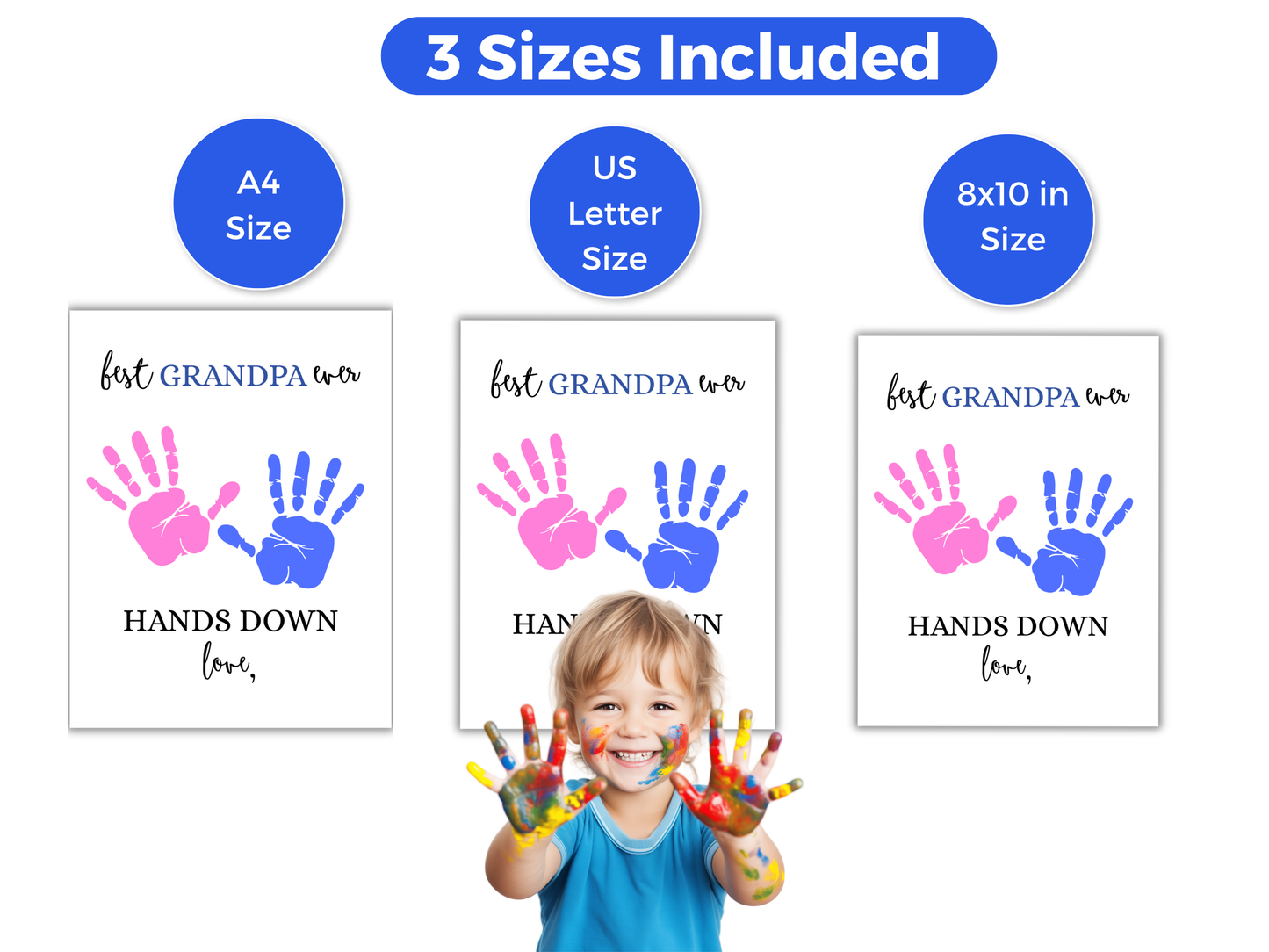 Best Grandpa Handprint Art