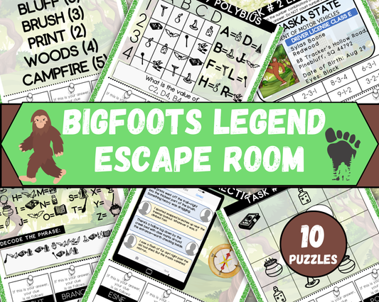 Bigfoot Escape Room for Kids