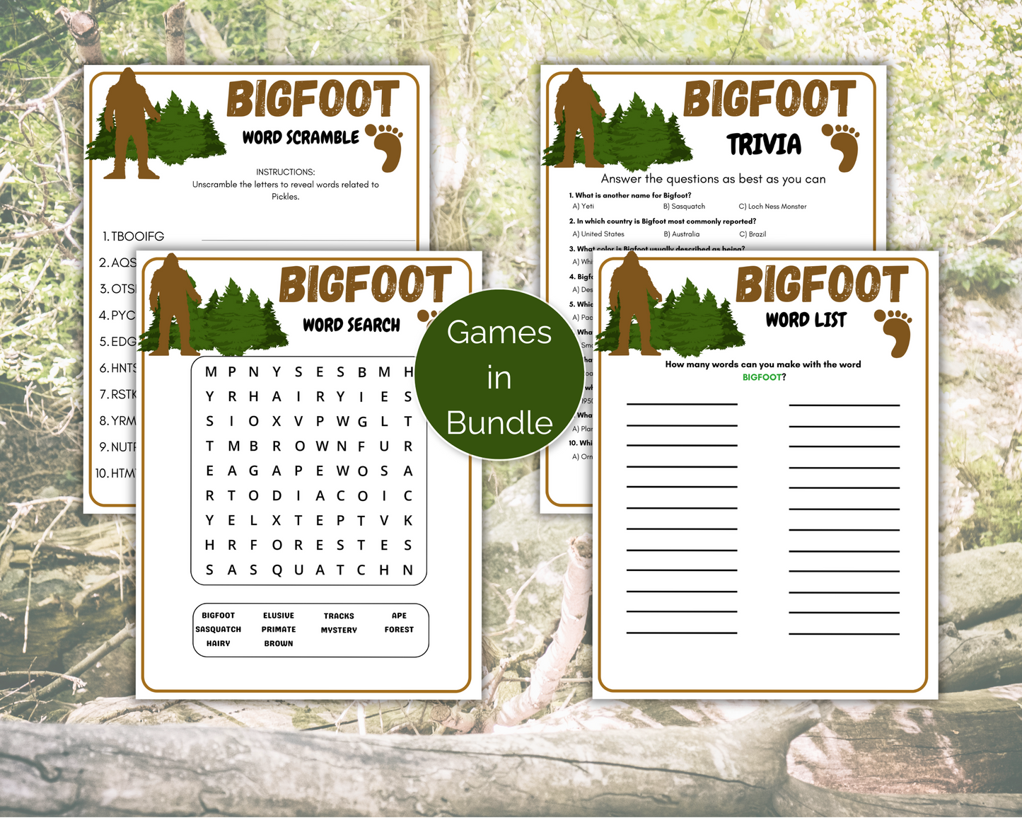 Bigfoot Games Bundle