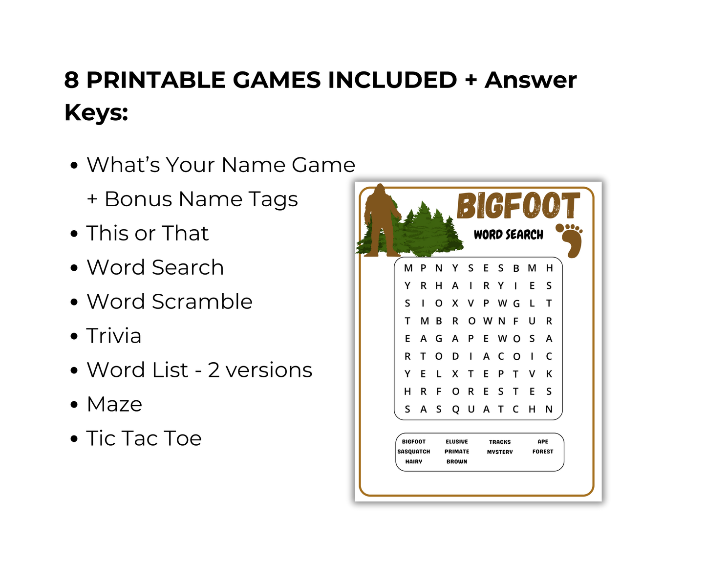 Bigfoot Games Bundle