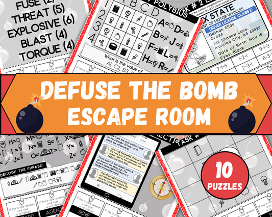 Bomb Escape Room for Kids