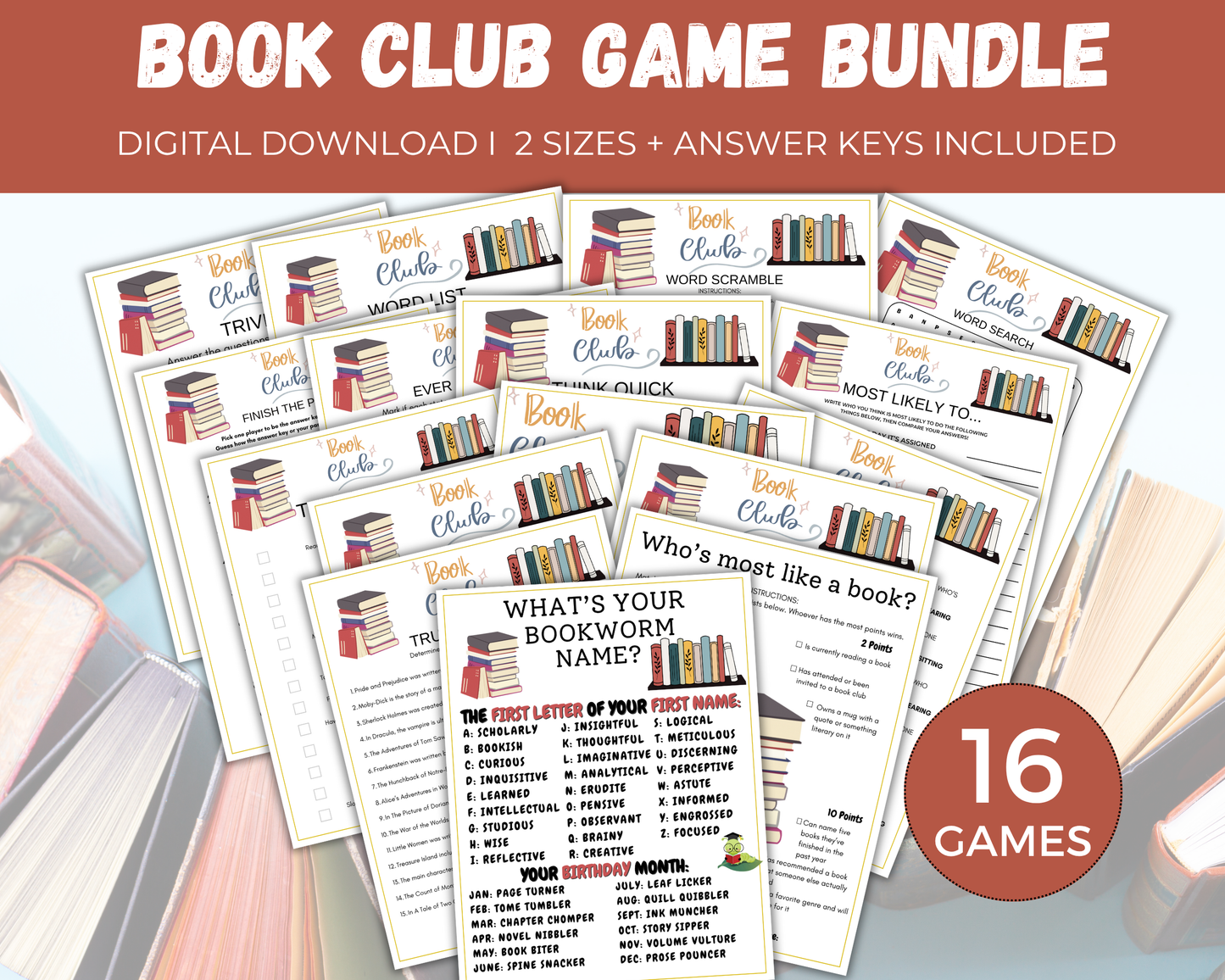 Book Club Game Bundle