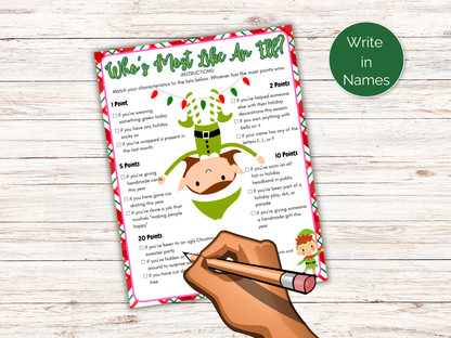 Who's Most Like An ELf