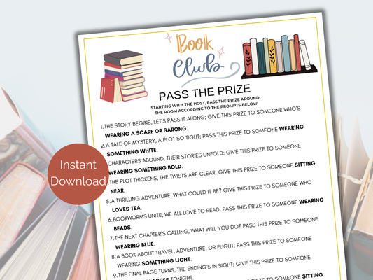 Book Club Pass The Prize
