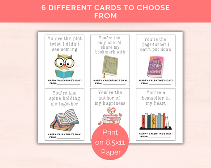 Book Lovers Valentine Cards