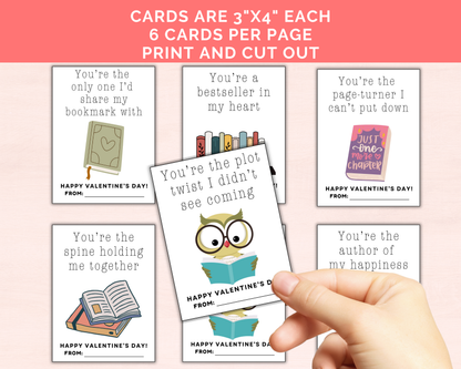 Book Lovers Valentine Cards