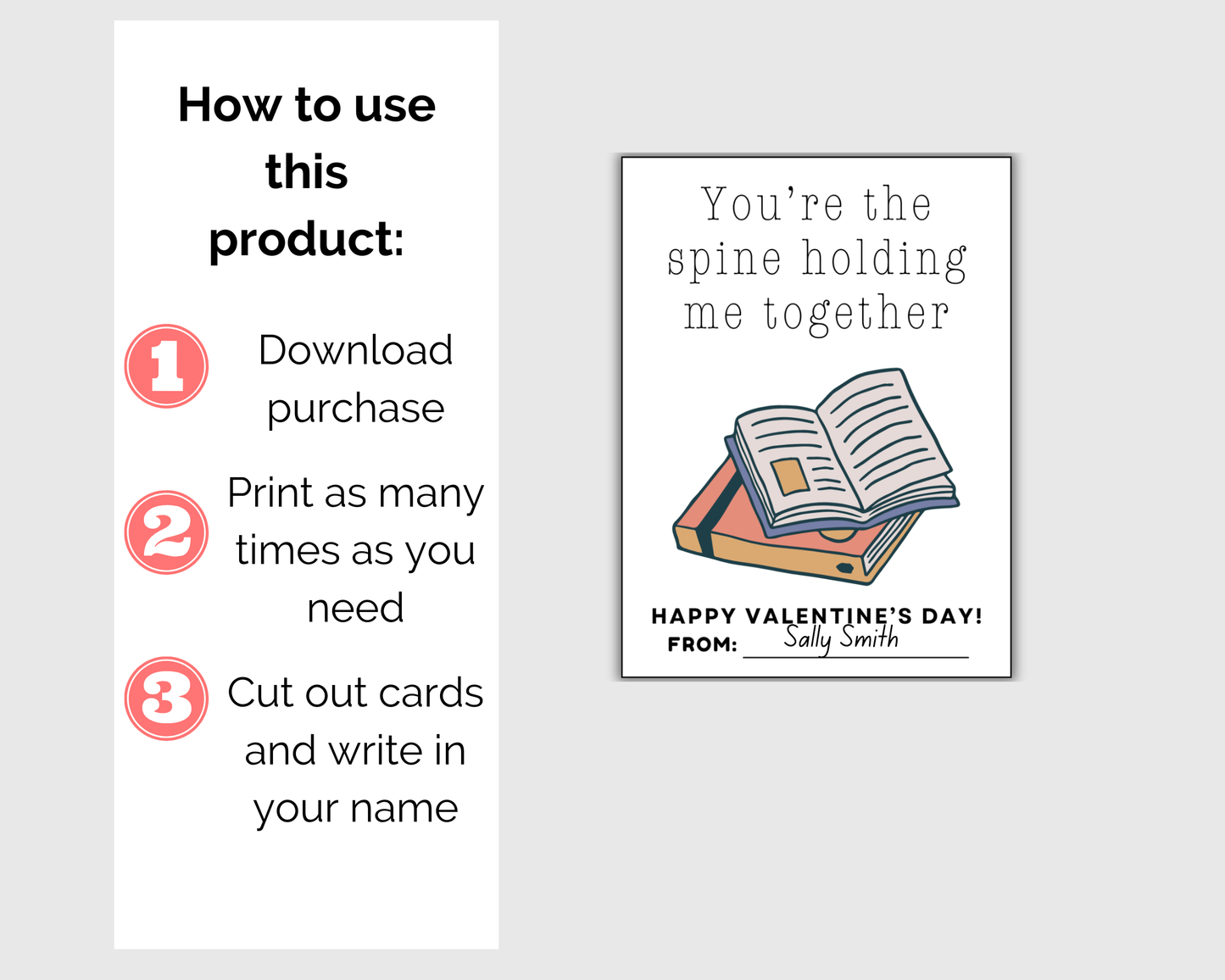 Book Lovers Valentine Cards