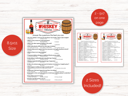 Bourbon Trivia Game