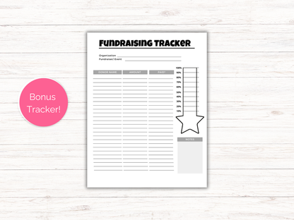 Editable Fill My Bow Fundraiser Template