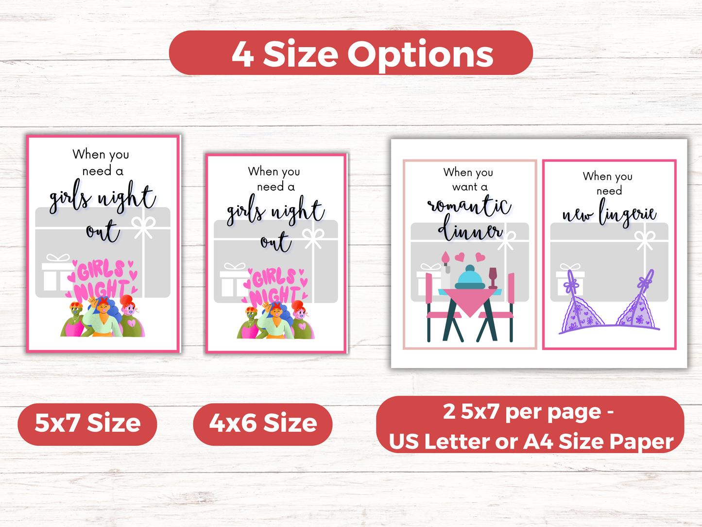 Bridal Shower Gift Card Book Editable or Printable