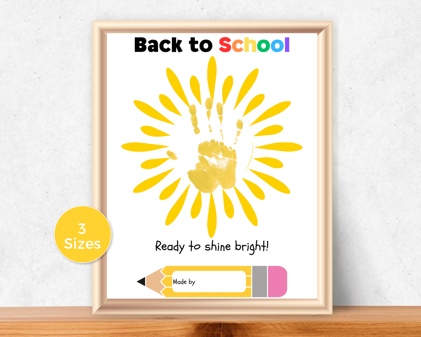 Back to School Handprint Art