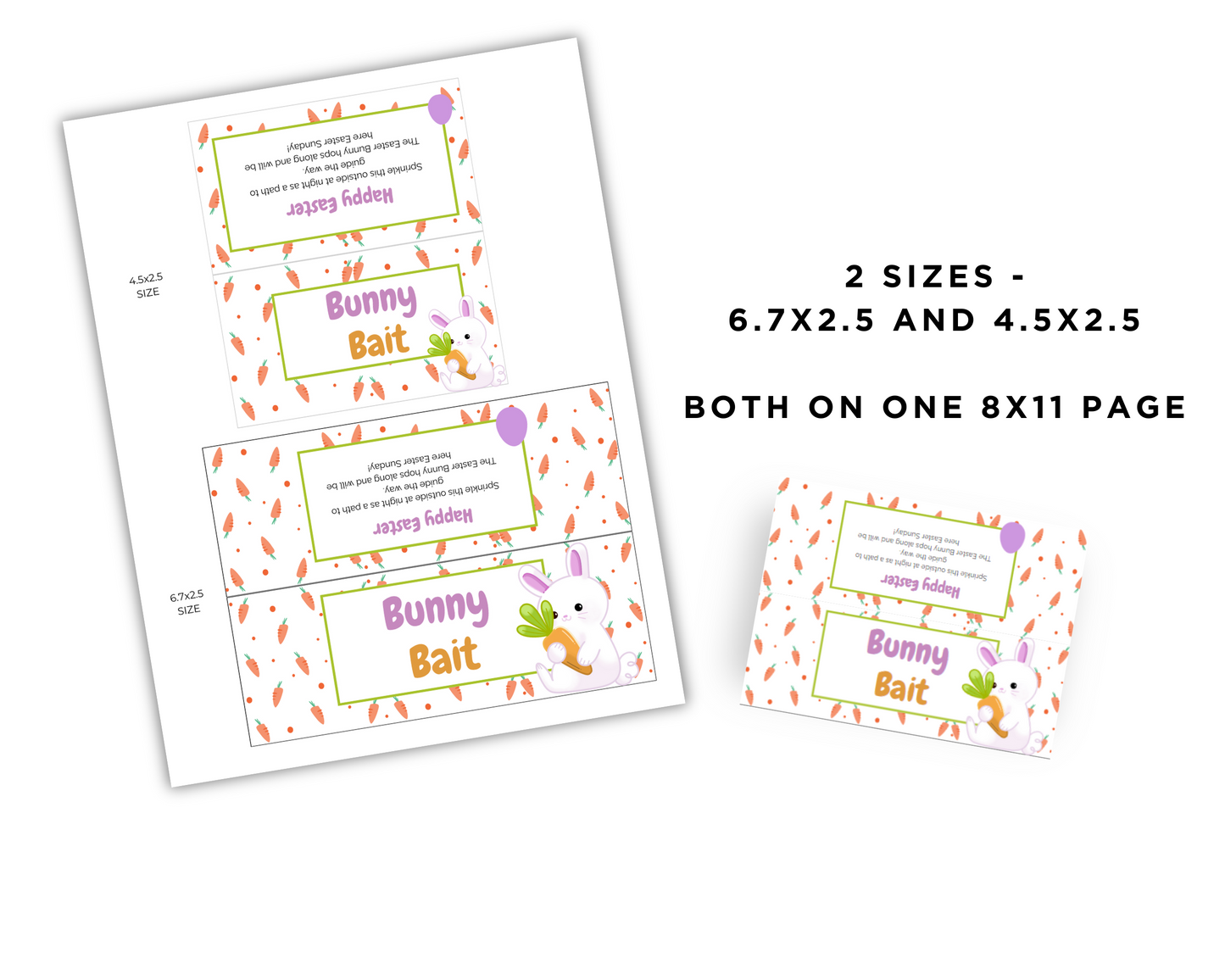 Bunny Bait Printable Treat Bag Topper