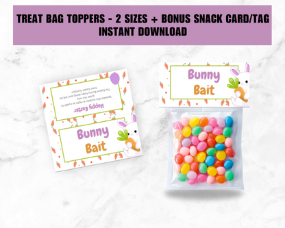 Bunny Bait Printable Treat Bag Topper