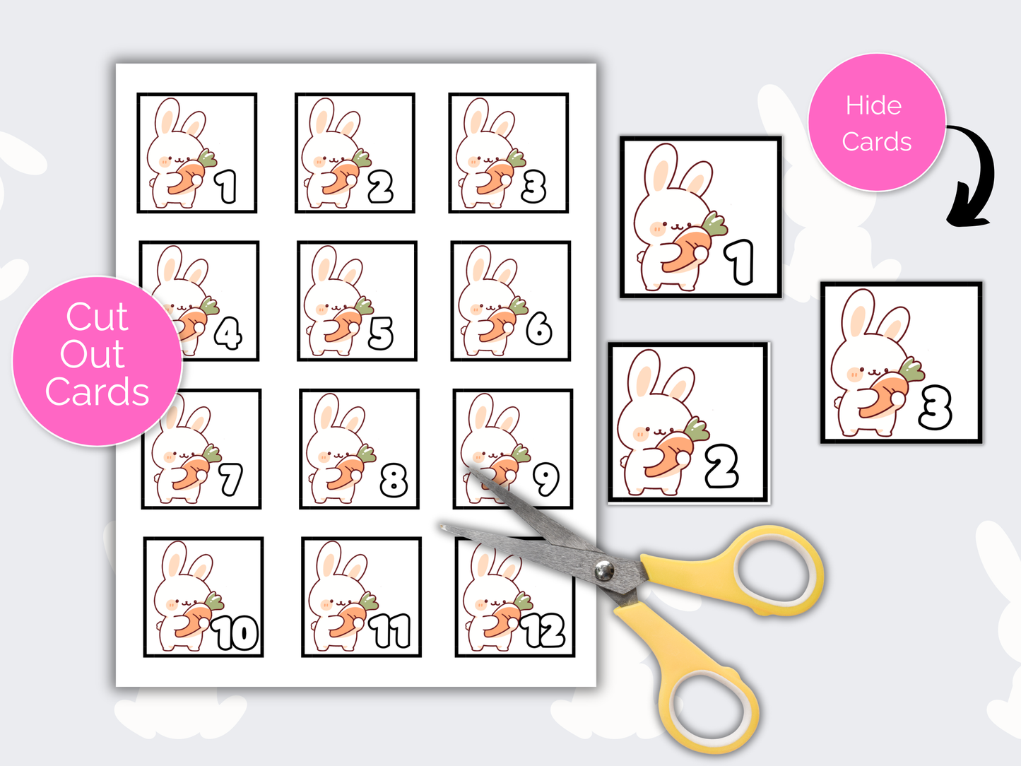 Easter Bunny Scavenger Hunt for kids