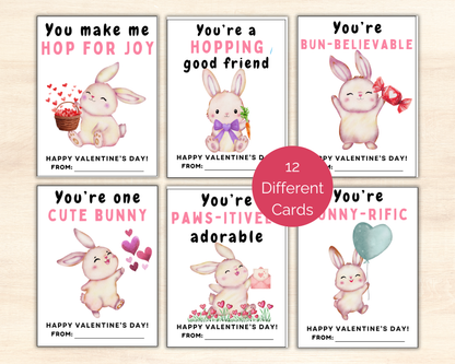 Bunny Valentine Cards