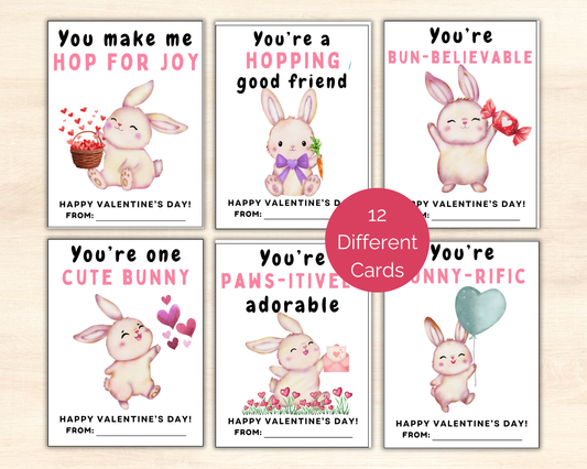 Bunny Valentine Cards