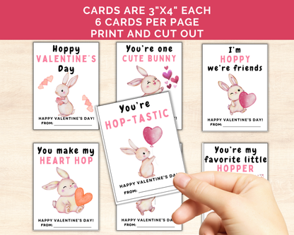 Bunny Valentine Cards