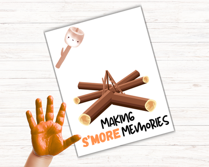 Smore's Handprint Art