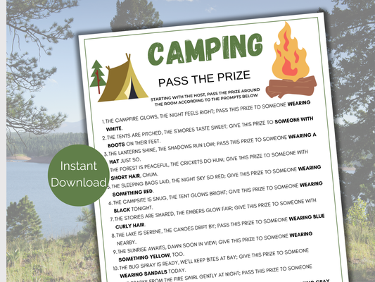 Camping Pass The Prize