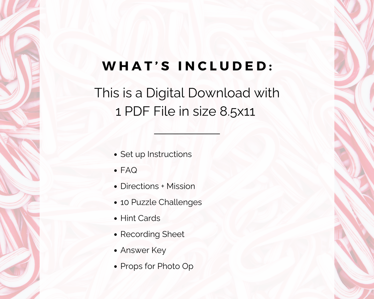 Candy Cane Escape Room