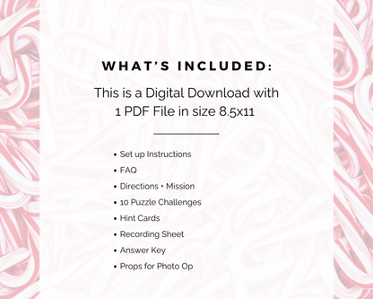 Candy Cane Escape Room