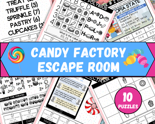 Candy Factory Escape Room Game