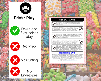 Candy Factory Escape Room Game