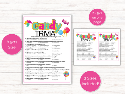 Candy Trivia Game