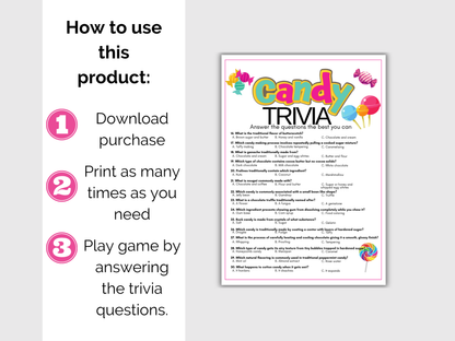 Candy Trivia Game