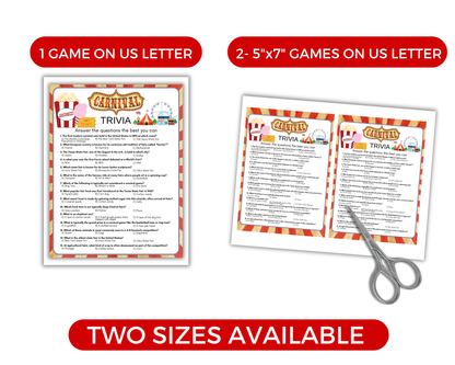 Carnival Party Game Bundle