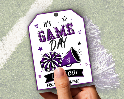 Editable Cheer Team Treat Tags