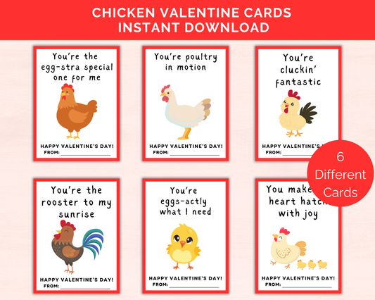 Funny Chicken Valentine Cards