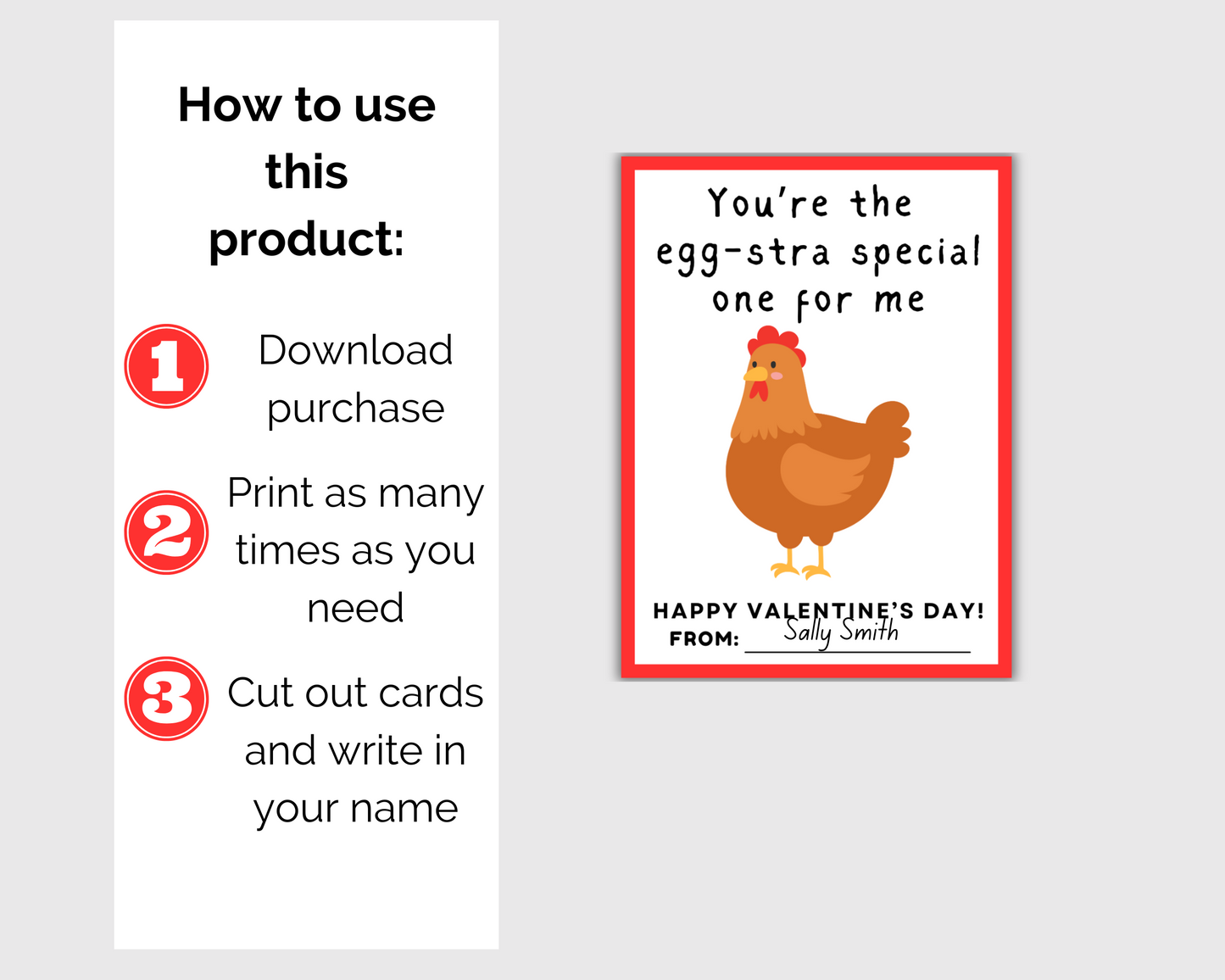 Funny Chicken Valentine Cards